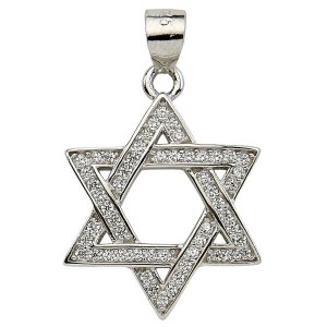 Picture of Sterling Silver Pendant Star of David Design